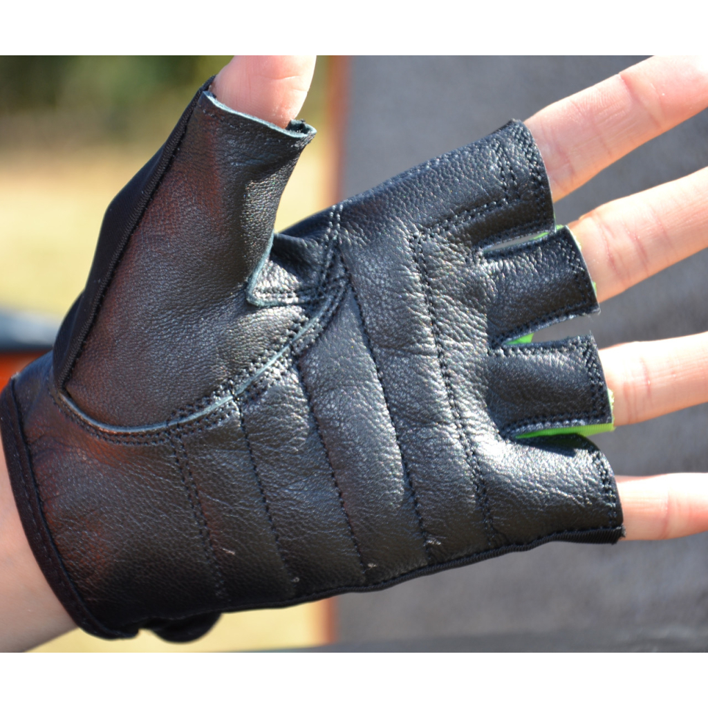 Рукавички для фітнесу MadMax MFG-251 Rainbow Green XS (MFG-251-Green_XS) - зображення 7