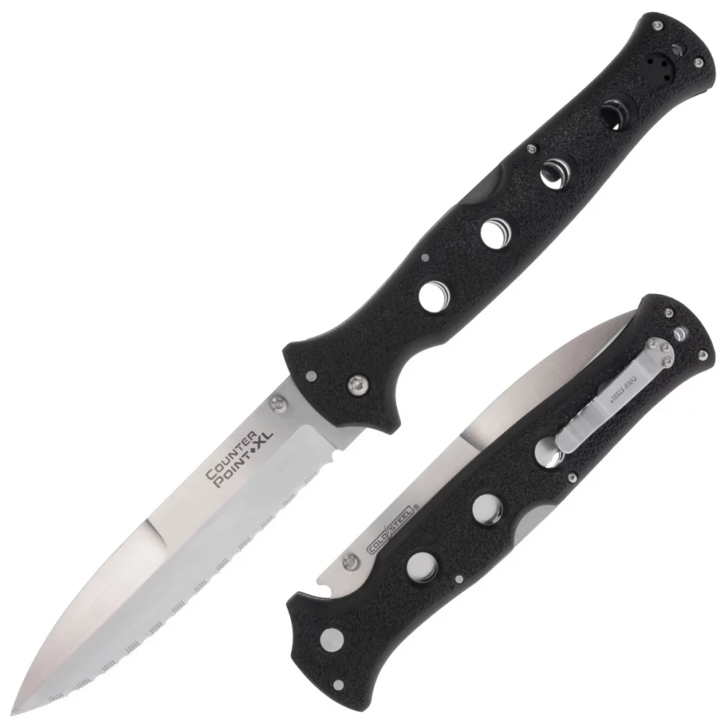 Ніж Cold Steel Counter Point XL Serrated Black (CS-10AAS) - зображення 8