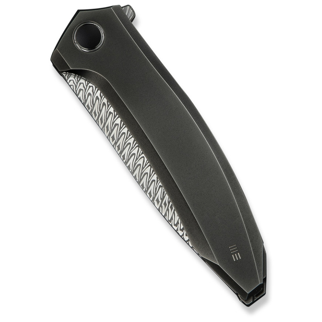 Ніж Weknife Acuminal, Titanium, Damascus (WE23070-DS1) - зображення 6