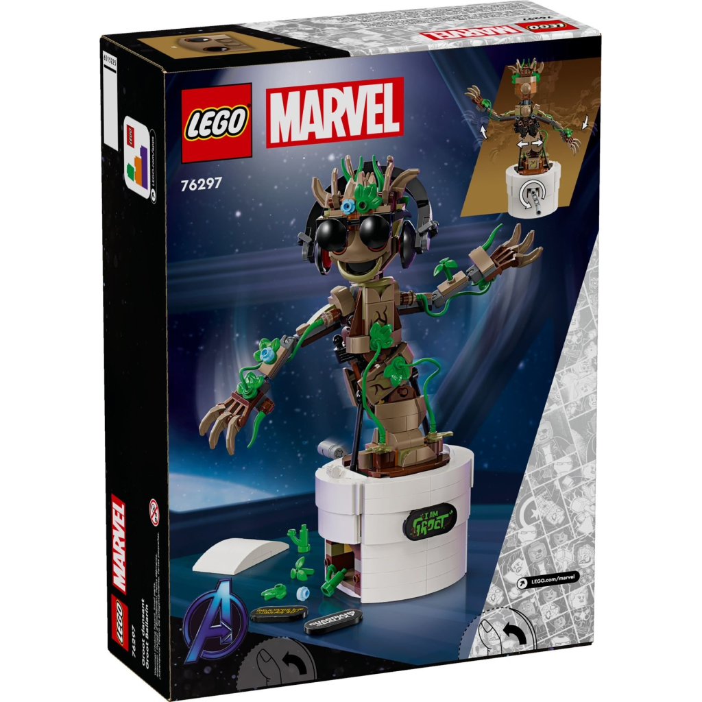 Конструктор LEGO Marvel Танцюючий Ґрут 459 деталей (76297) - изображение 6