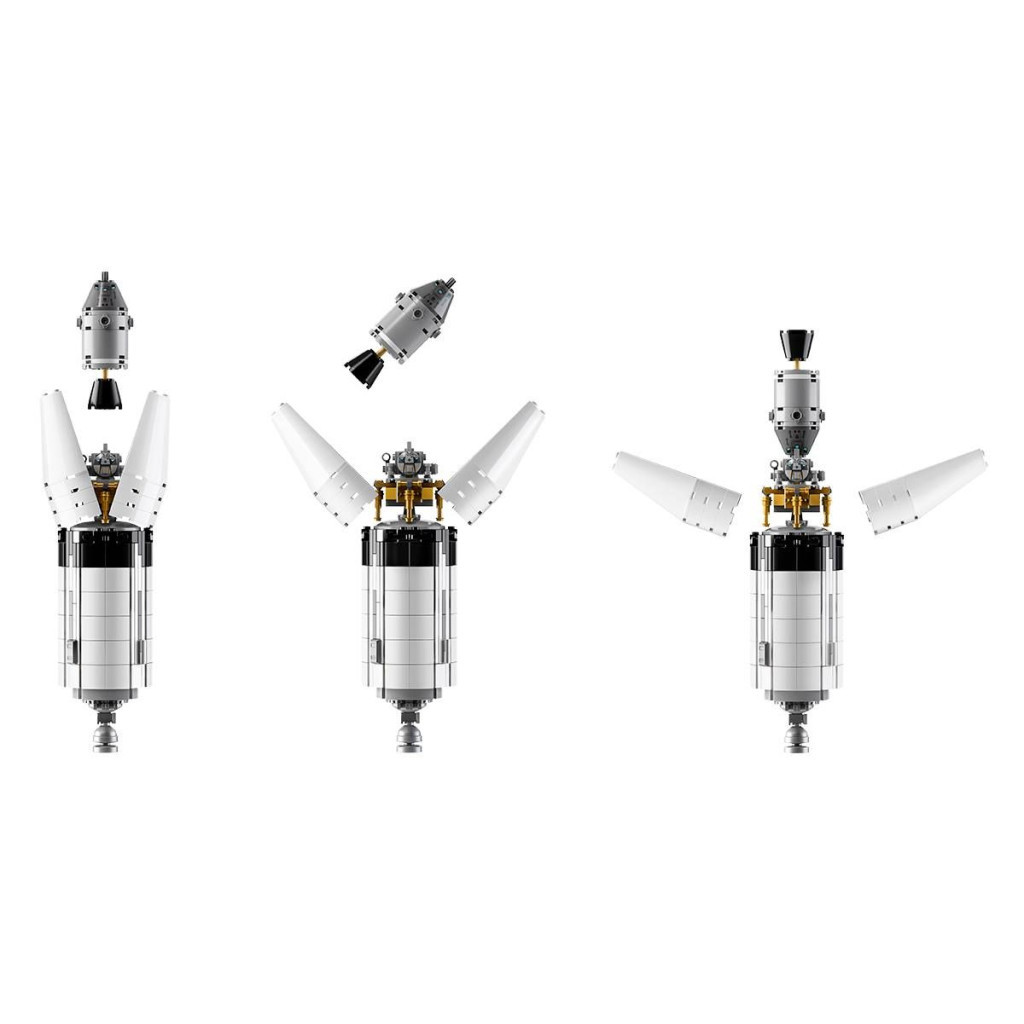 Конструктор LEGO Ideas Ракетно-космічна система НАСА Сатурн 5 Аполлон (21309) - зображення 5