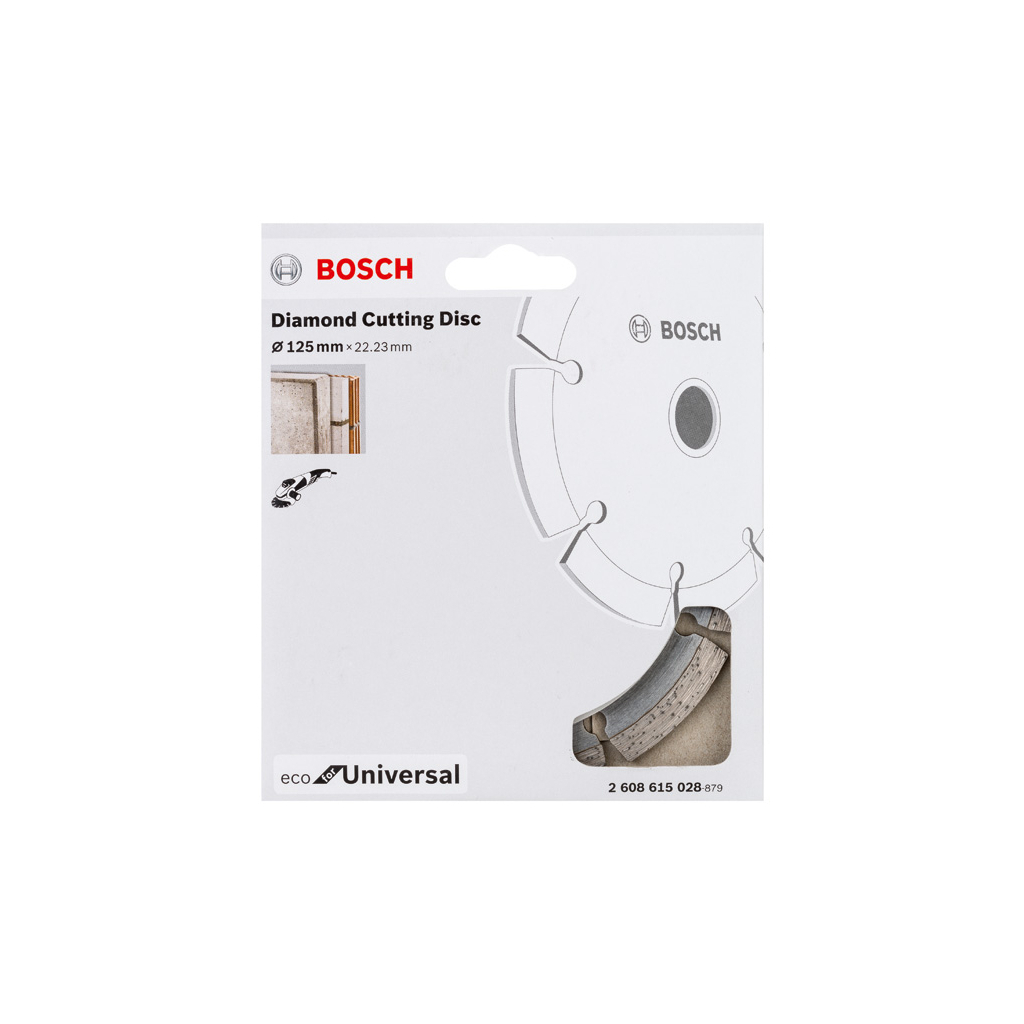 Круг відрізний Bosch ECO Universal 125-22.23 (2.608.615.028) - зображення 2