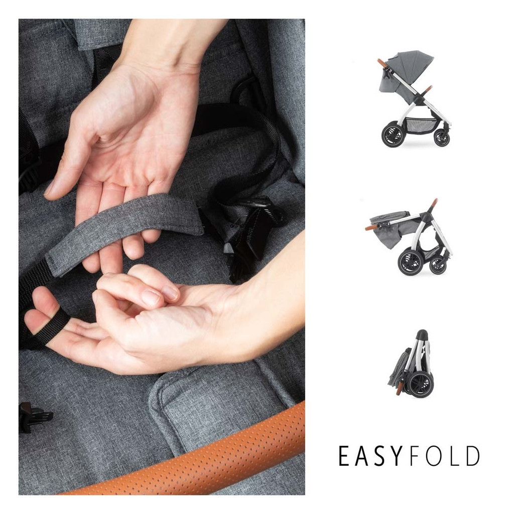 Коляска Hauck Uptown Melange Grey (14828-0) - зображення 3