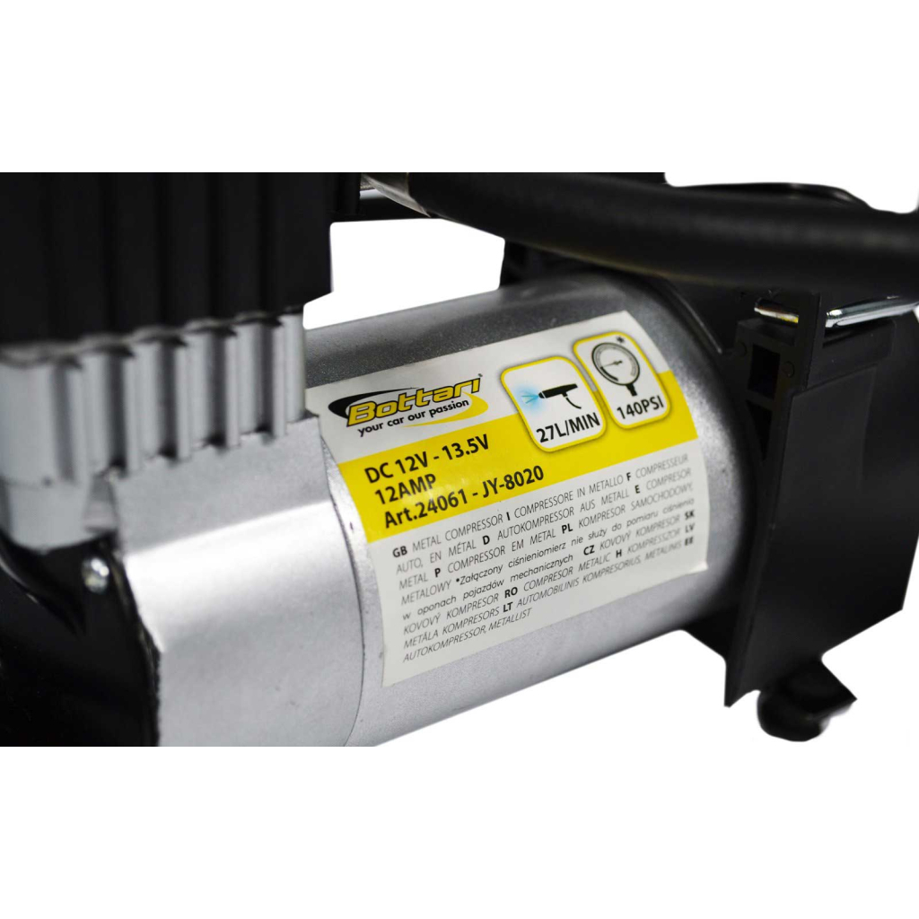 Автомобільний компресор Bottari 27 л/хв "BIG-TIRE" (24061-IS) - зображення 5
