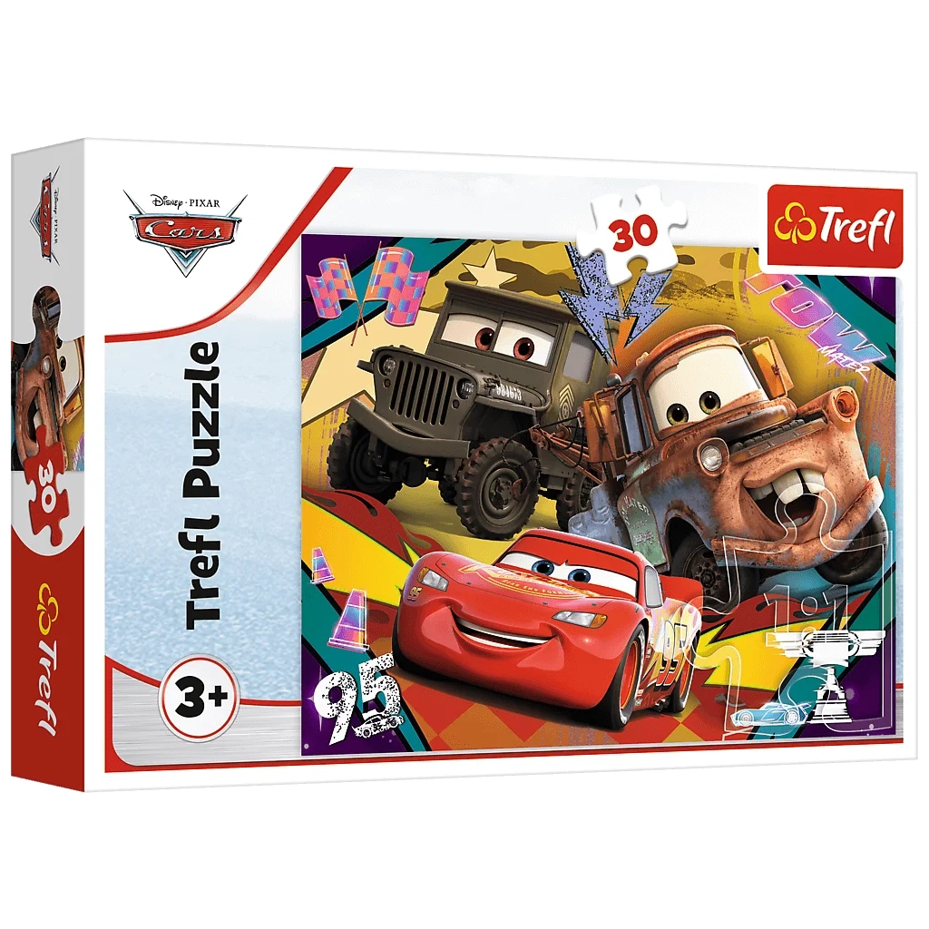 Пазл Trefl Cars Швидкісні машини 30 елементів (5900511182934) - зображення 1