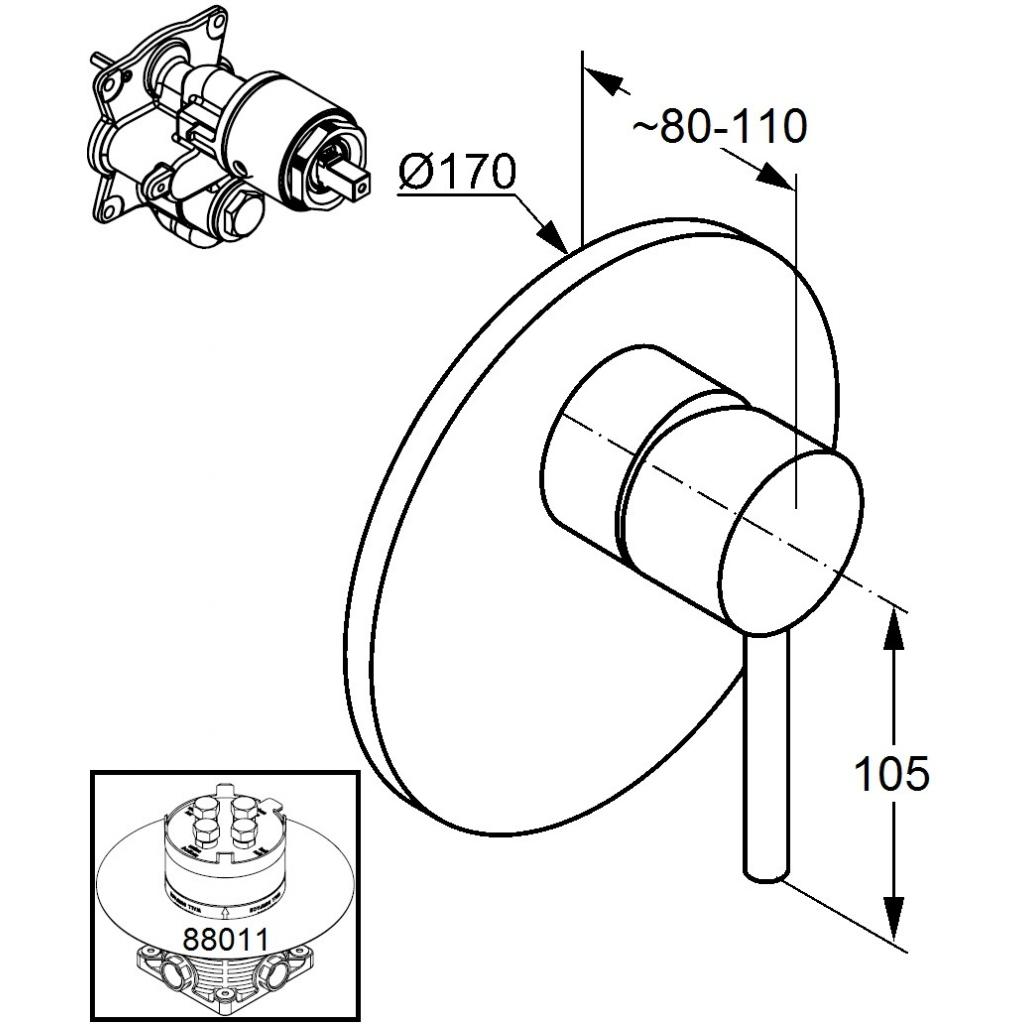 Змішувач KLUDI BOZZ (386550576) - зображення 2