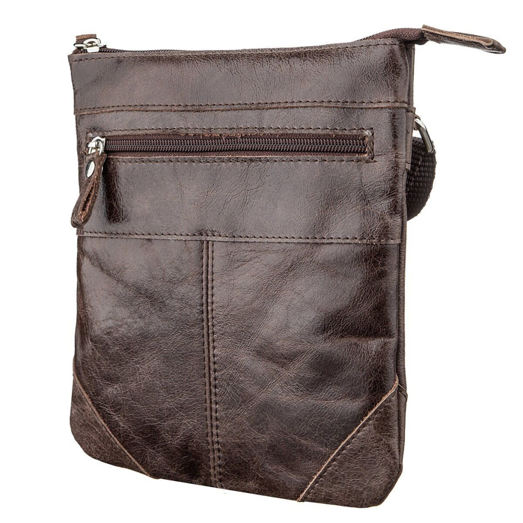 Сумка Shvigel З натуральної шкіри Коричнева (11136) - зображення 1