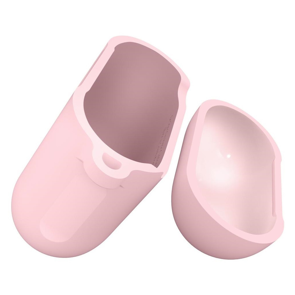 Чохол для навушників Spigen для AirPods Silicone Pink (066CS24810) - зображення 3