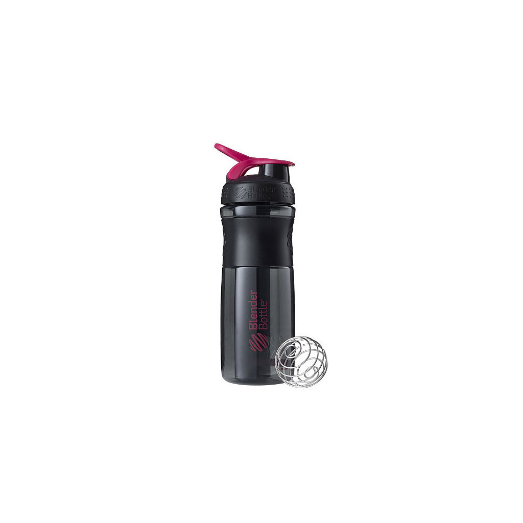 Шейкер спортивний BlenderBottle SportMixer Flip 28oz/820ml Black/Pink (SM 28oz Black/Pink) - зображення 3