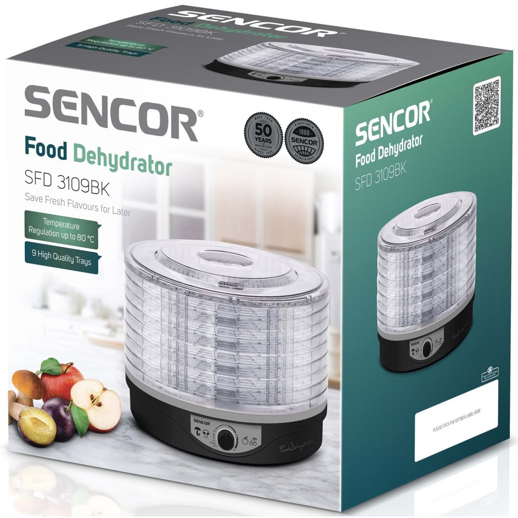 Сушка для овочів та фруктів Sencor SFD3109BK - зображення 8