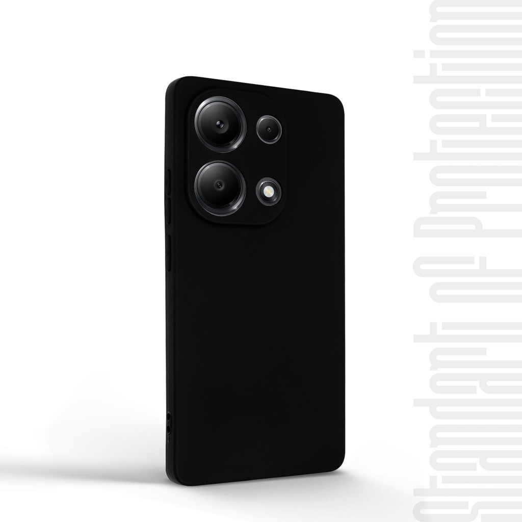 Чохол до мобільного телефона Armorstandart Matte Slim Fit Xiaomi Redmi Note 13 Pro 4G Camera cover Black (ARM73135) - зображення 2