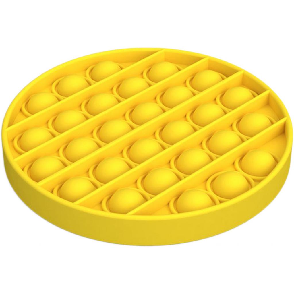 Антистрес Sibelly антистрес Pop It Mono Circle Yellow (SB-PPIT-CRCL-YL) - зображення 2