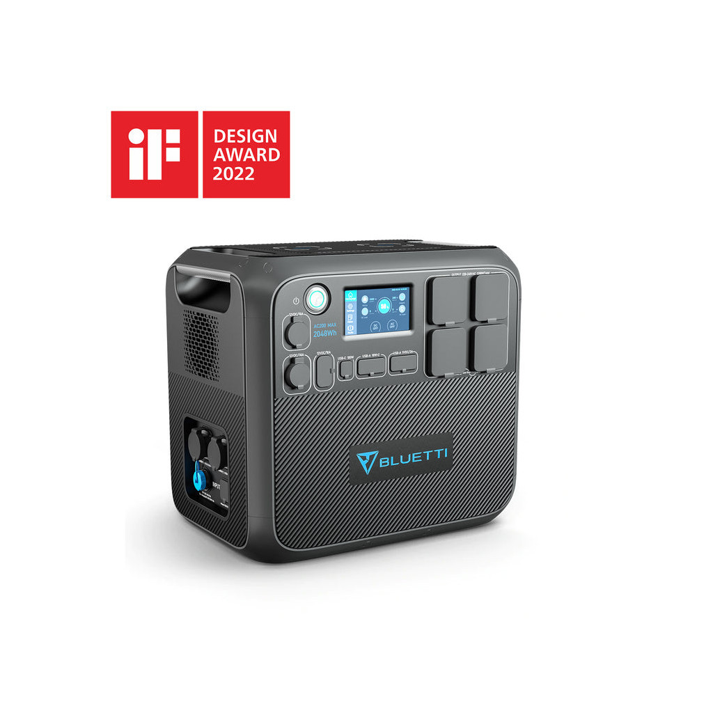 Зарядна станція BLUETTI 2200W AC200MAX Solar (AC200MAX) - зображення 3