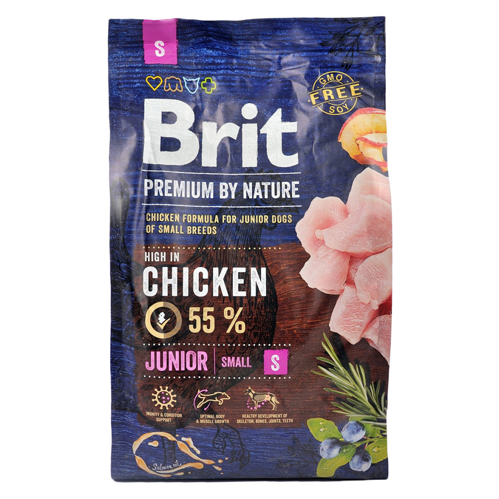 Сухий корм для собак Brit Premium Dog Junior S 3 кг (8595602526260) - зображення 2