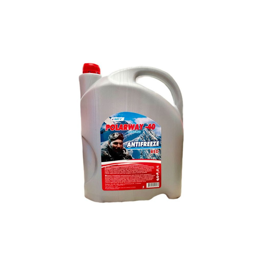 Антифриз МФК "POLAR WAY" червоний 4.43кг (148477) - зображення 1