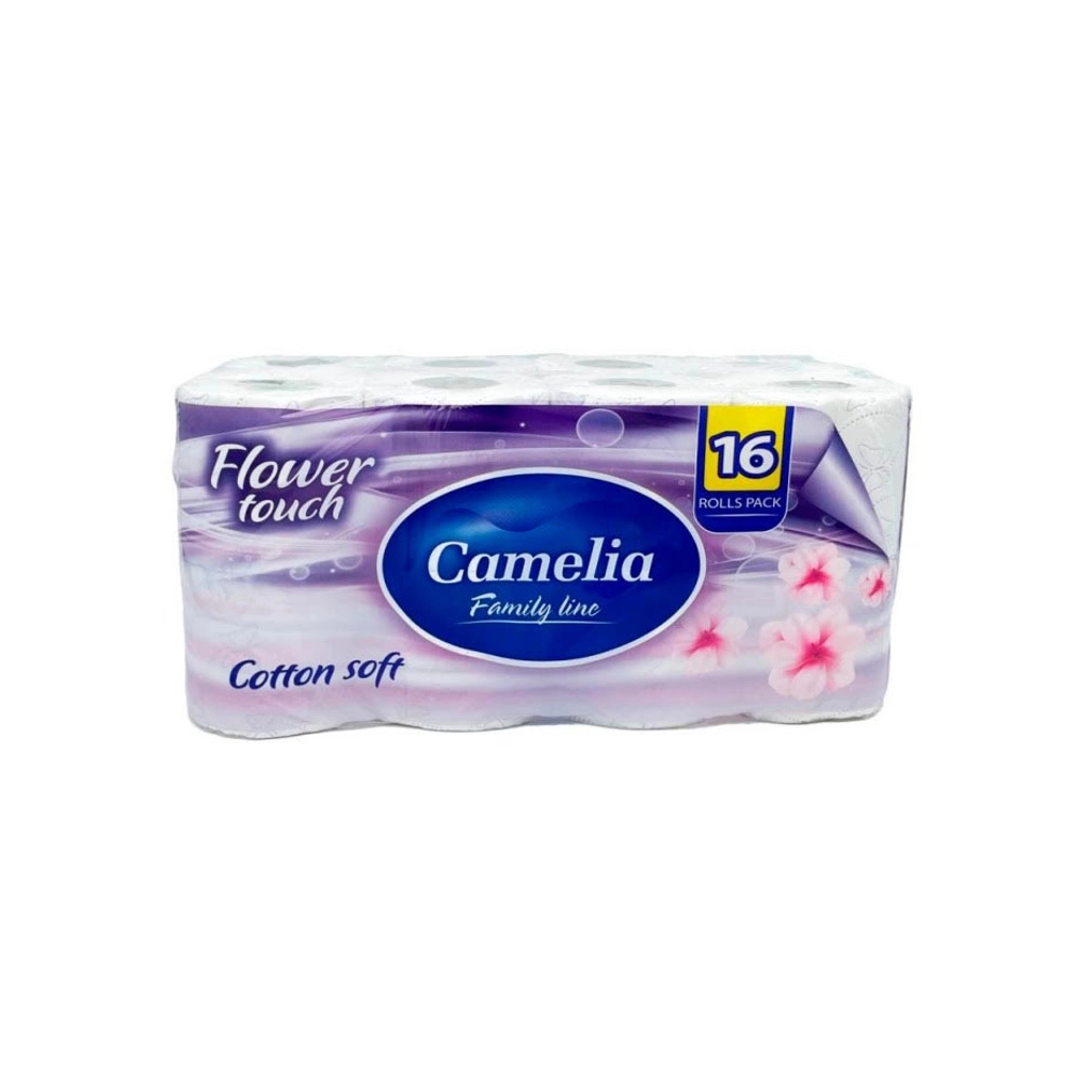 Туалетний папір Camelia Магнолія 3 шари 16 рулонів (8606111248151) - зображення 1