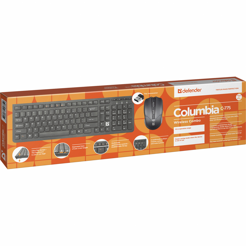 Комплект Defender Columbia C-775 Black (45775) - зображення 4