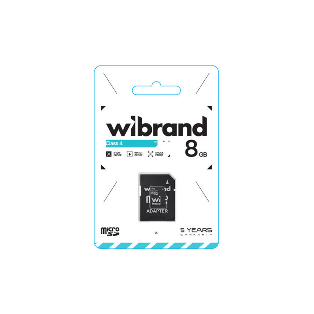 Карта пам'яті Wibrand 8GB microSD class 4 (WICDC4/8GB-A) - зображення 2