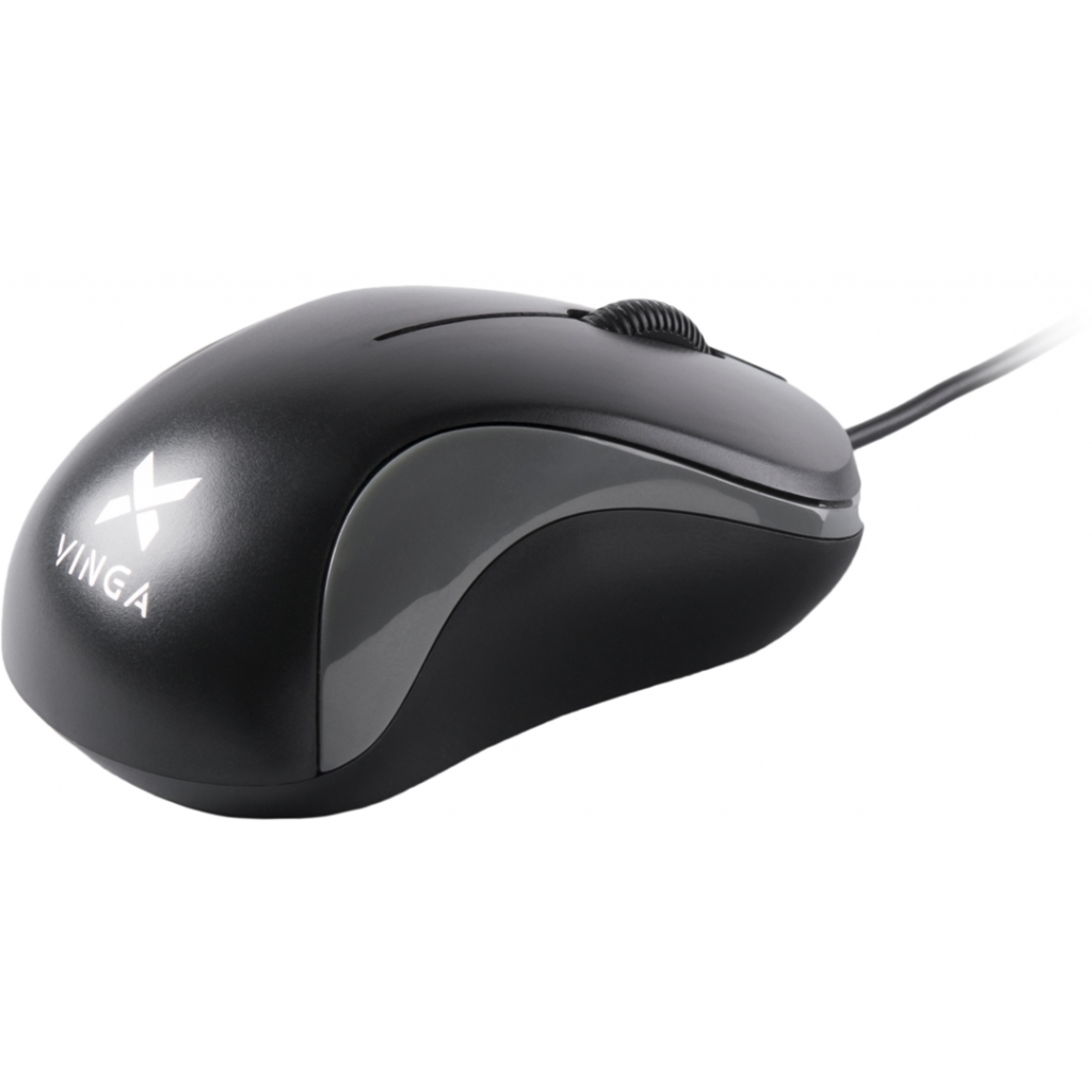 Мишка Vinga MS-882 black - gray - зображення 3