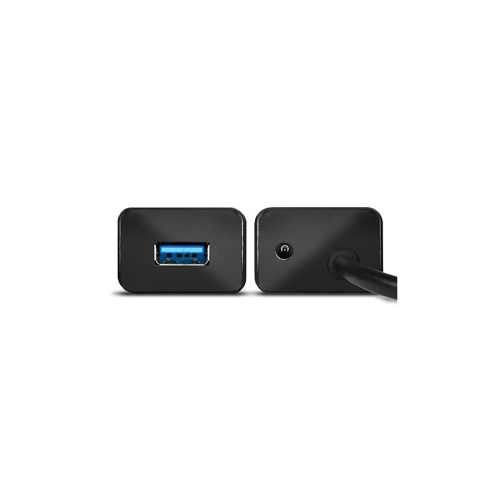 Концентратор AXAGON USB 3.1 to 7xUSB 3.0 + power adapter black (HUE-SA7BP) - зображення 5
