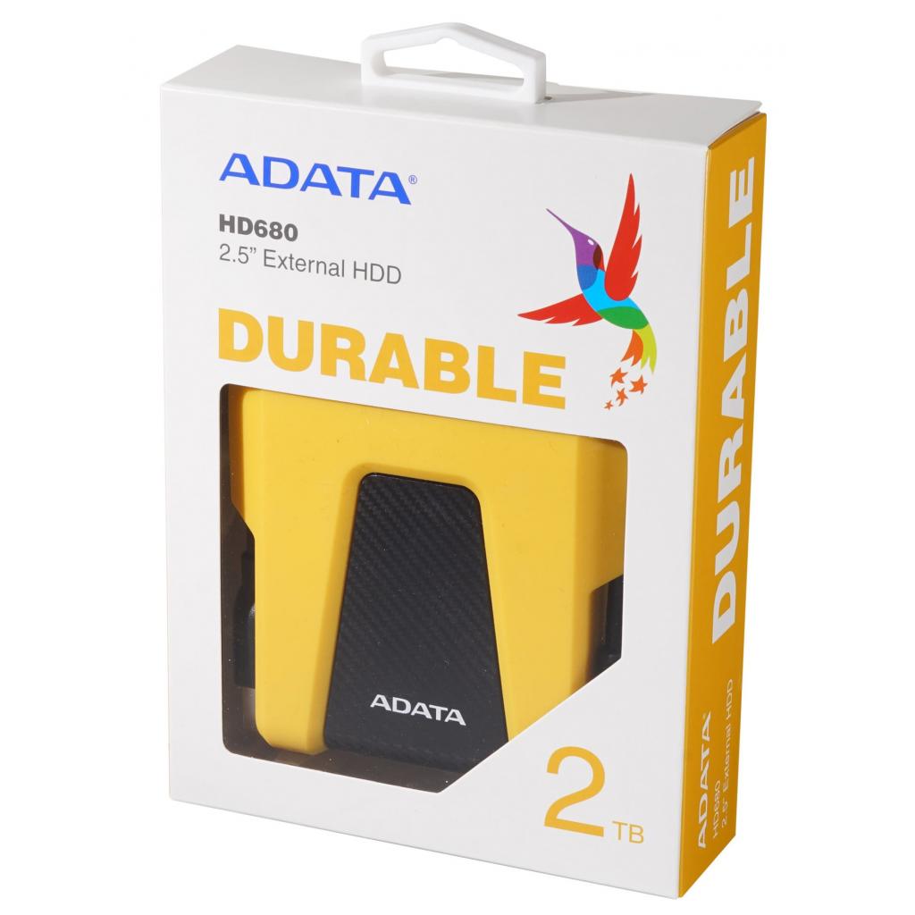Зовнішній жорсткий диск 2.5" 2TB ADATA (AHD680-2TU31-CYL) - зображення 5
