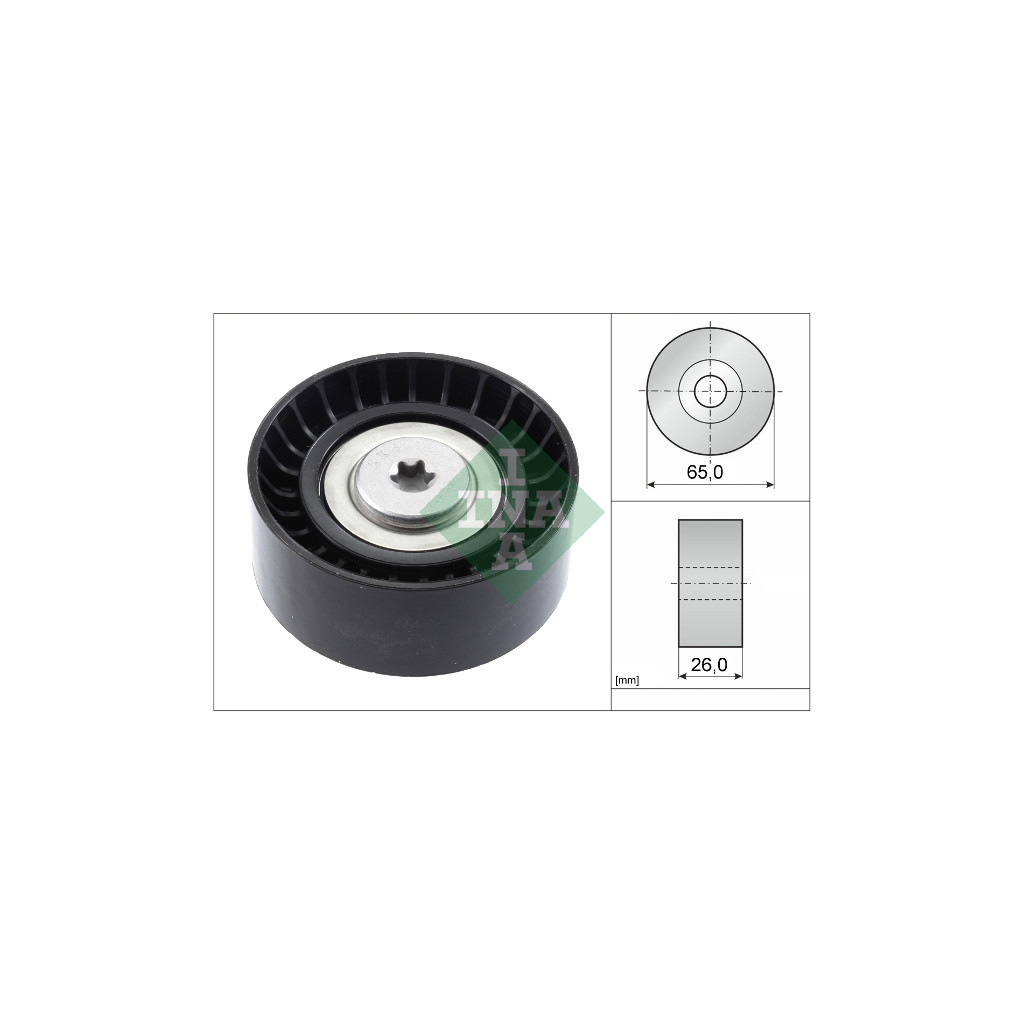 Ролик натягувача ременя INA 532 0748 10 - зображення 1