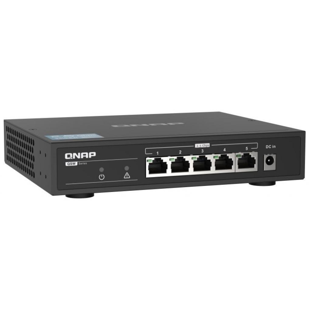 Комутатор мережевий QNap QSW-1105-5T - зображення 3