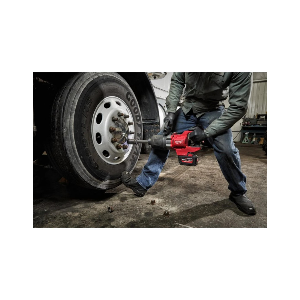 Гайковерт Milwaukee високомоментний 1'' (2711 Нм) з D-подібною рукояткою, 1x12Ah (4933471756) - зображення 8