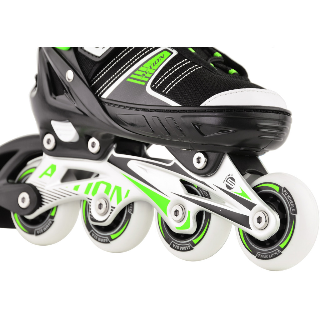 Роликові ковзани Action 2 в 1 Ronny Зелені 33-36 (153B5/2IN1/GR33-36) - изображение 8