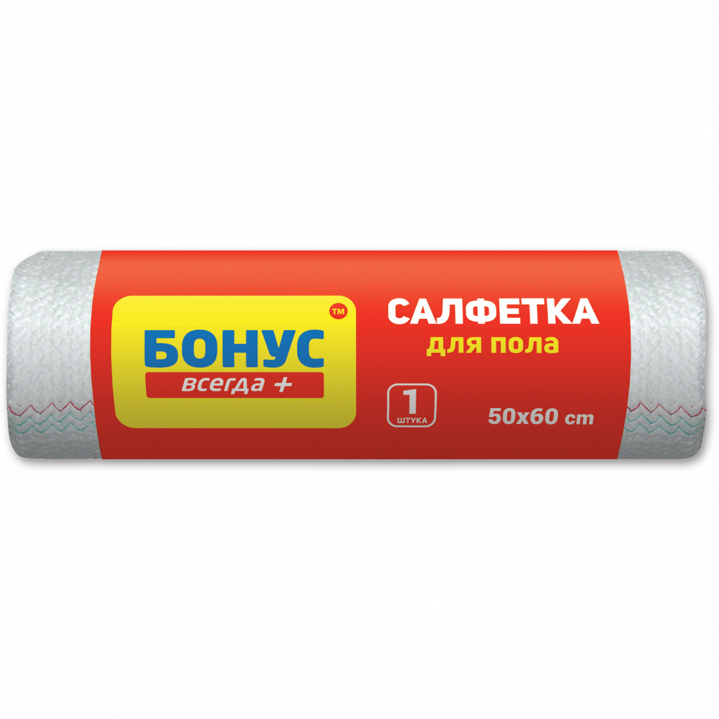 Ганчірка для підлоги Бонус 50x60 см 1 шт. (4820048483957) - зображення 1