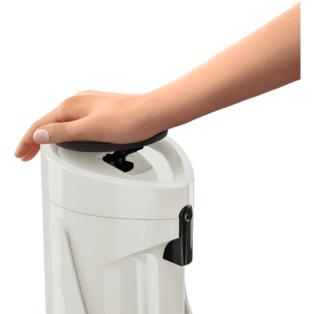 Термос Tefal Ponza Pump, 1.9л, пластик, скло, білий (K3140214) - зображення 6