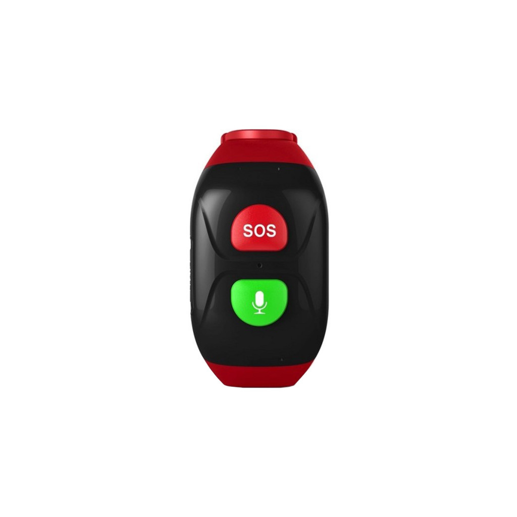 Фітнес браслет GoGPS М03 кнопка SOS black/red (M03BKRD) - зображення 2