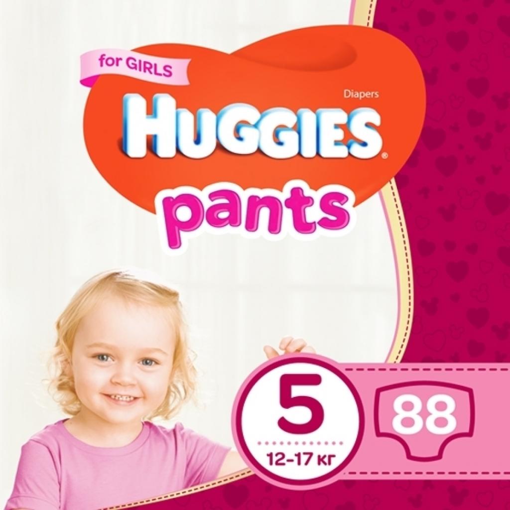 Підгузки Huggies Pants 5 Mega Girl 88 шт (44x2 (5029054216446) - зображення 1
