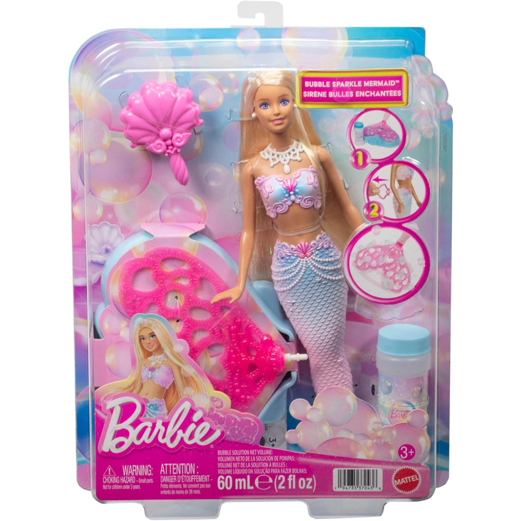 Лялька Barbie Русалонька Фантастичний світ Бульбашкове шоу (JLW56) - зображення 6