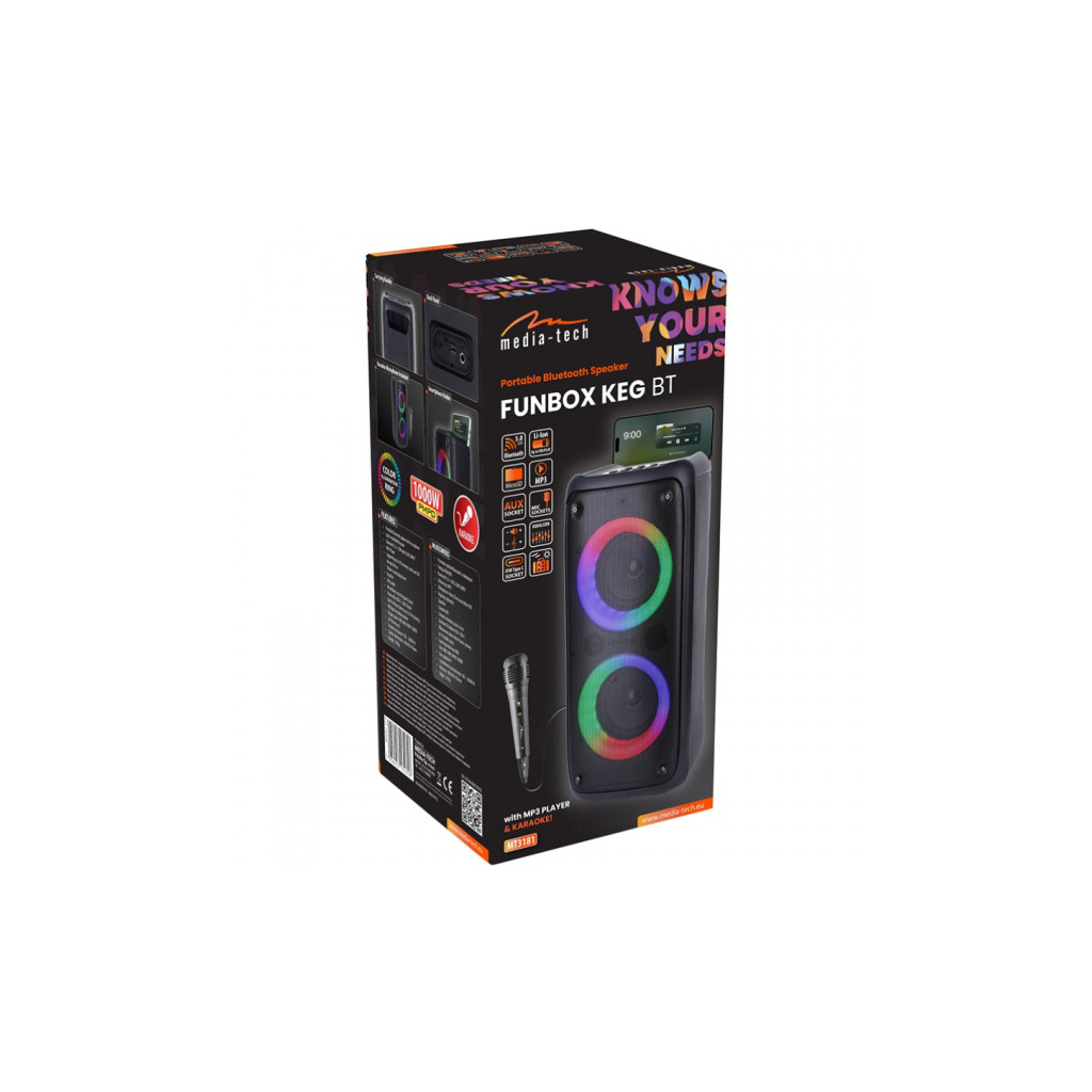 Акустична система Media-Tech FunBox BT Black (MT3181) - зображення 8