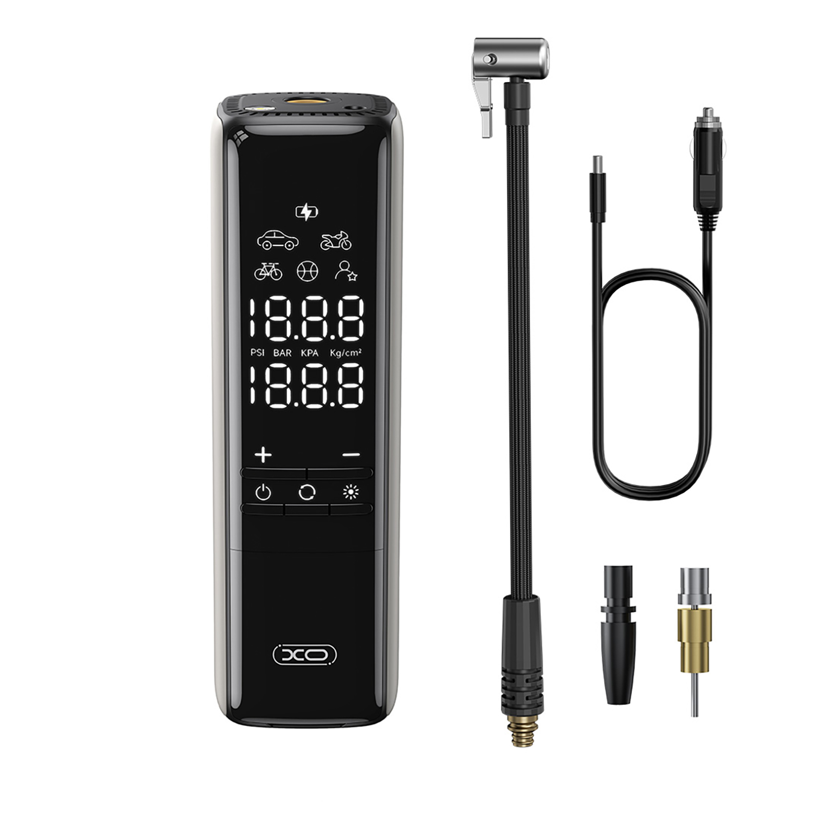 Автомобільний компресор XO CZ017 Black - зображення 5