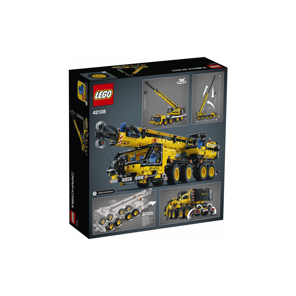 Конструктор LEGO Technic Мобільний кран 1292 деталі (42108) - зображення 9