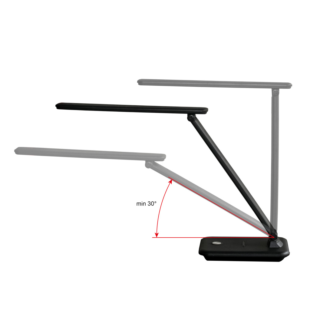 Настільна лампа Євросвітло Ridy-095 9,5Вт чорна - зображення 8