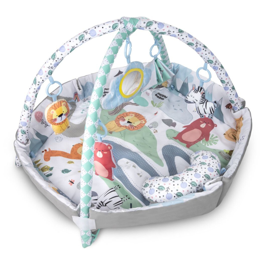 Дитячий килимок Canpol 0 Safari - сірий (81/100) - изображение 1