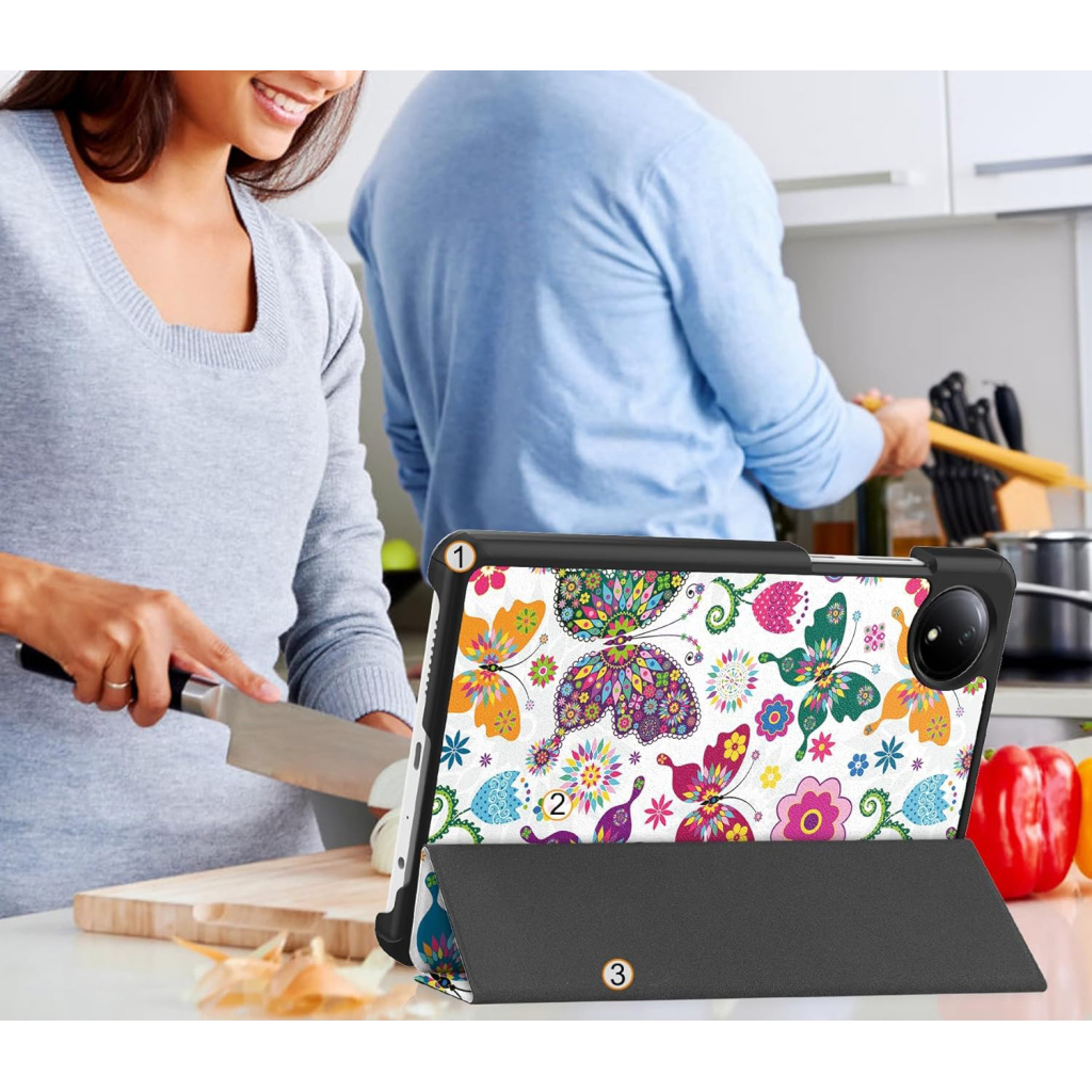 Чохол до планшета BeCover Smart Case Xiaomi Redmi Pad SE 8.7" Butterfly (711910) - зображення 6