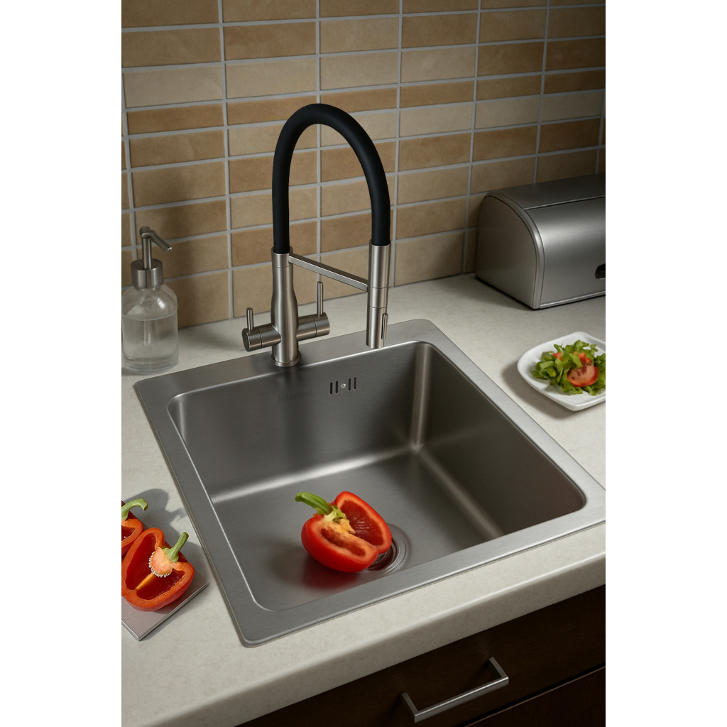 Мийка кухонна Interline ELEGANT Slim Sateen PR - зображення 8