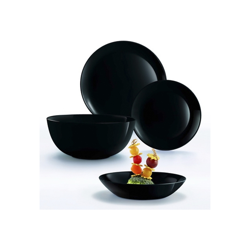 Тарілка Luminarc Diwali Black 25 см обідня (P0867) - зображення 2