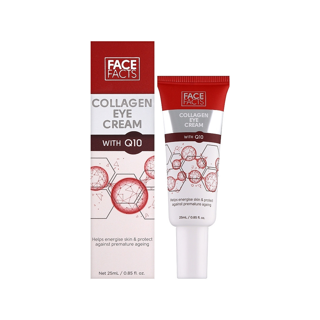 Крем для шкіри навколо очей Face Facts Collagen & Q10 Eye Cream З колагеном та коензимом Q10 25 мл (5031413919769) - зображення 1