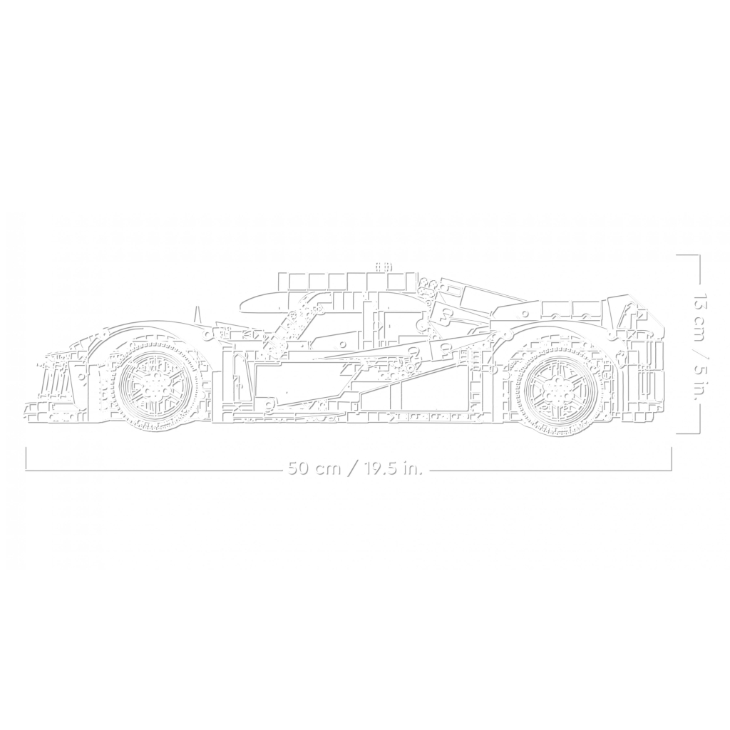 Конструктор LEGO Technic Peugeot 9X8 24H Le Mans Hybrid Hypercar 1775 деталей (42156) - зображення 7