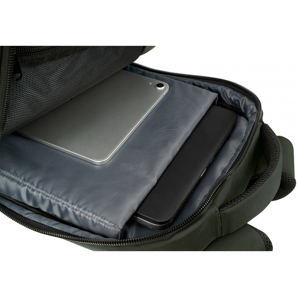Рюкзак для ноутбука Tucano 15.6" Lunar military green (BKLUN15-VM) - зображення 4