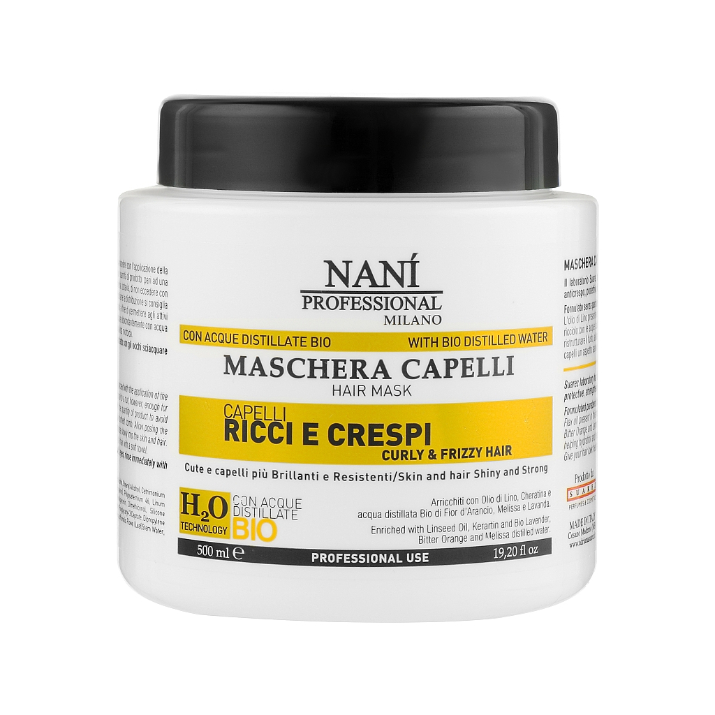 Маска для волосся Nani Professional Milano Curly & Frizzi для кучерявого волосся 500 мл (8034055534199) - зображення 1