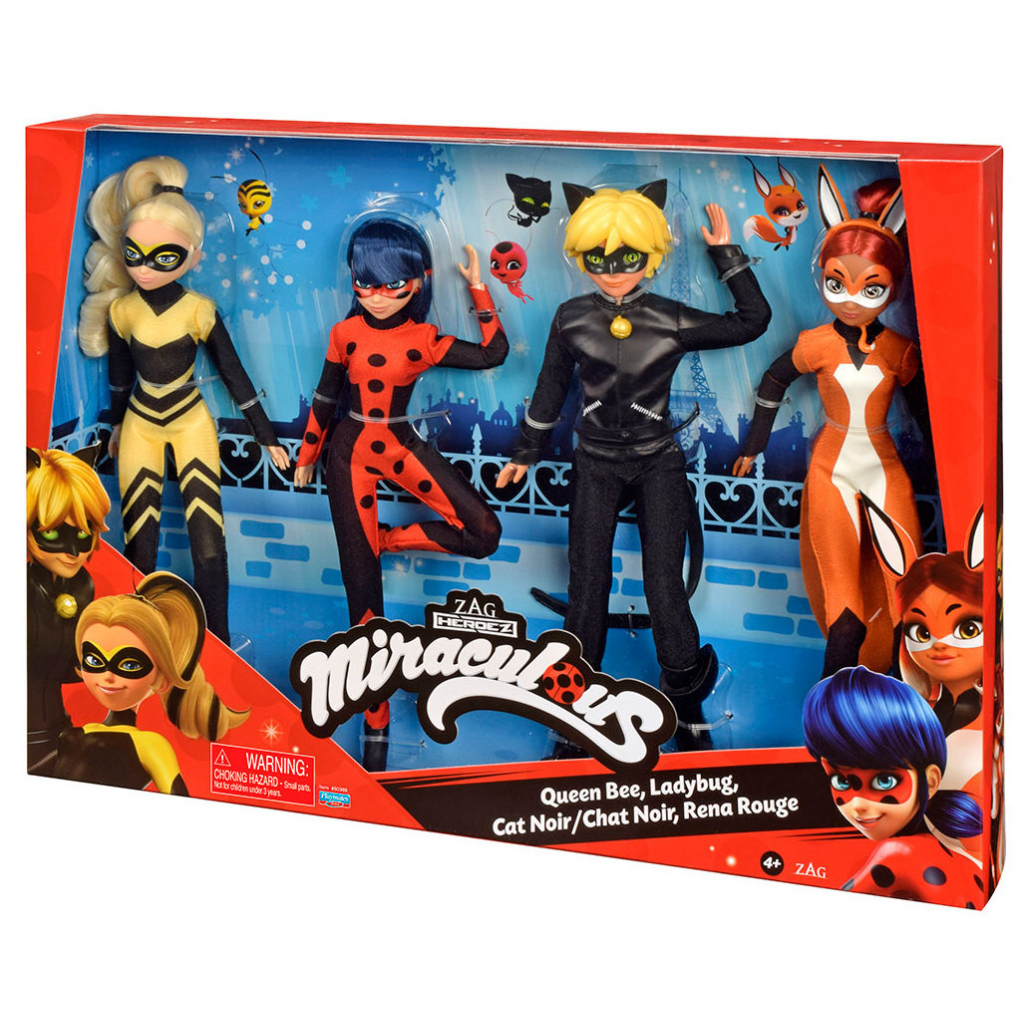 Лялька Miraculous набір Леді Баг і Супер-Кіт - Леді Баг, Супер-Кіт, Рена Руж, Квін (50369) - зображення 6