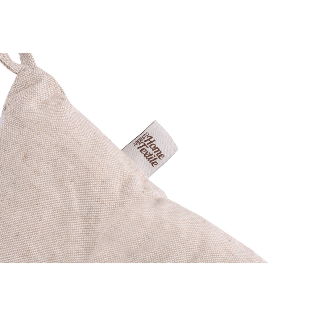 Подушка на стілець Ardesto Oliver бежевий , 40х40см 100% бавовна (ART02OB) - зображення 6