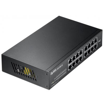 Комутатор мережевий ZyXel GS1100-16 (GS1100-16-EU0101F) - зображення 3
