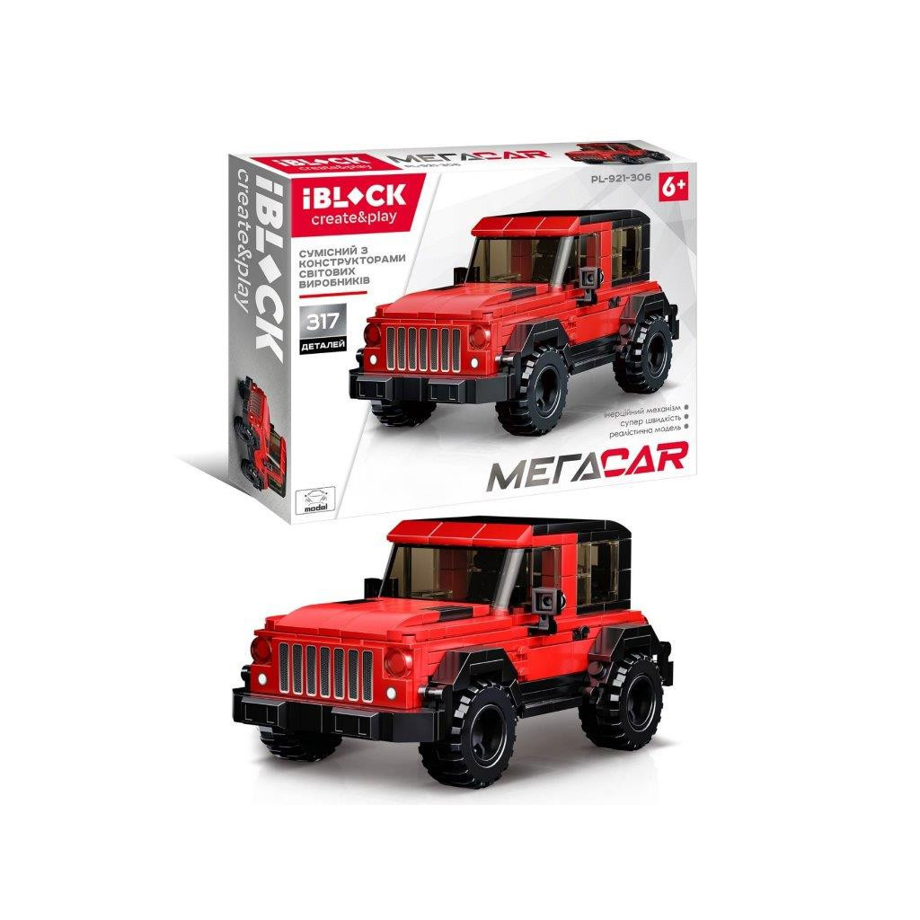 Конструктор iBlock Позашляховик червоний (PL-921-306) - зображення 1